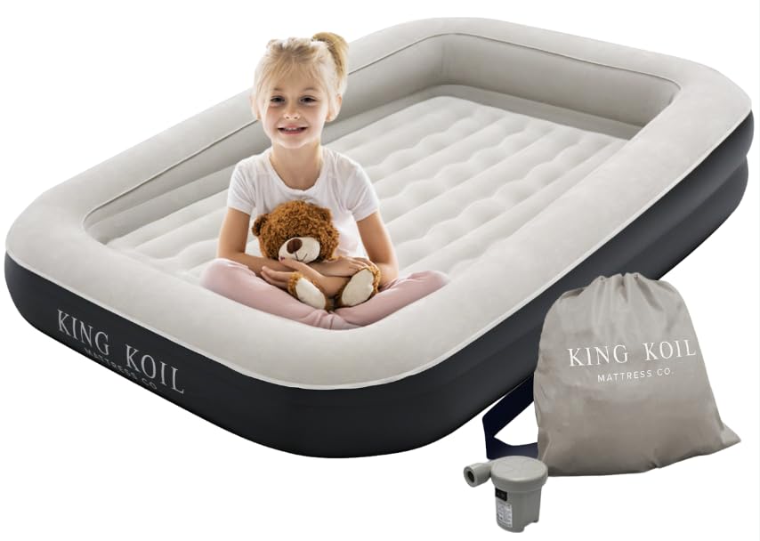 King Koil Luxury Air Mattress with High Speed Built-in Pump