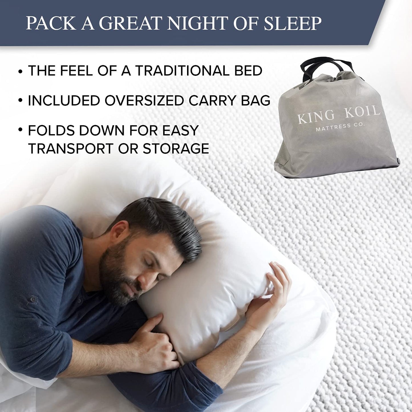 King Koil Air Mattress - Beige