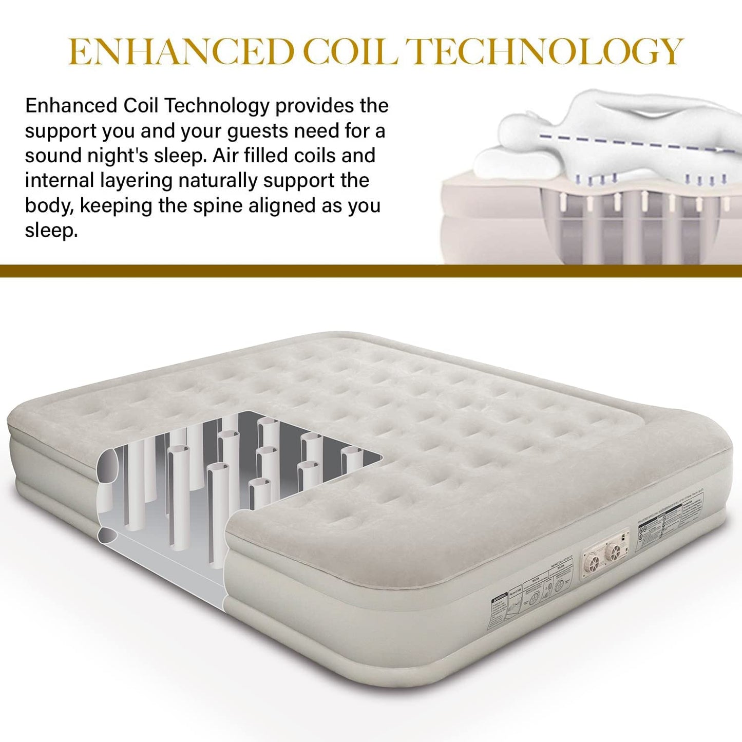 King Koil Air Mattress - Beige