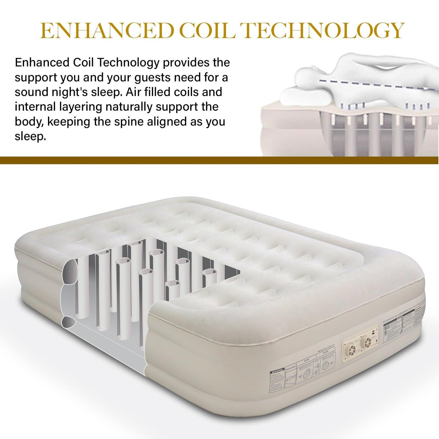 King Koil Air Mattress - Beige