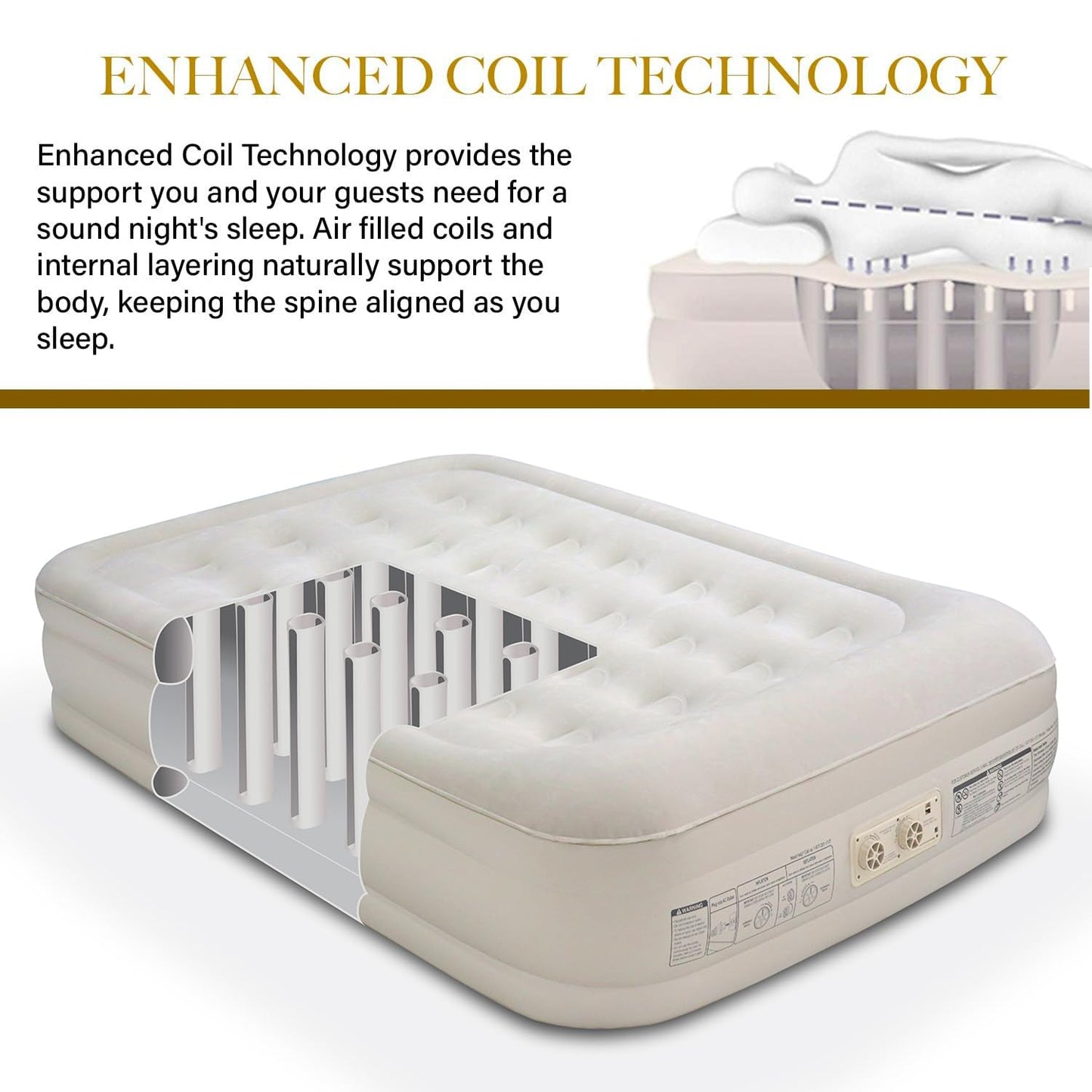 King Koil Air Mattress - Beige