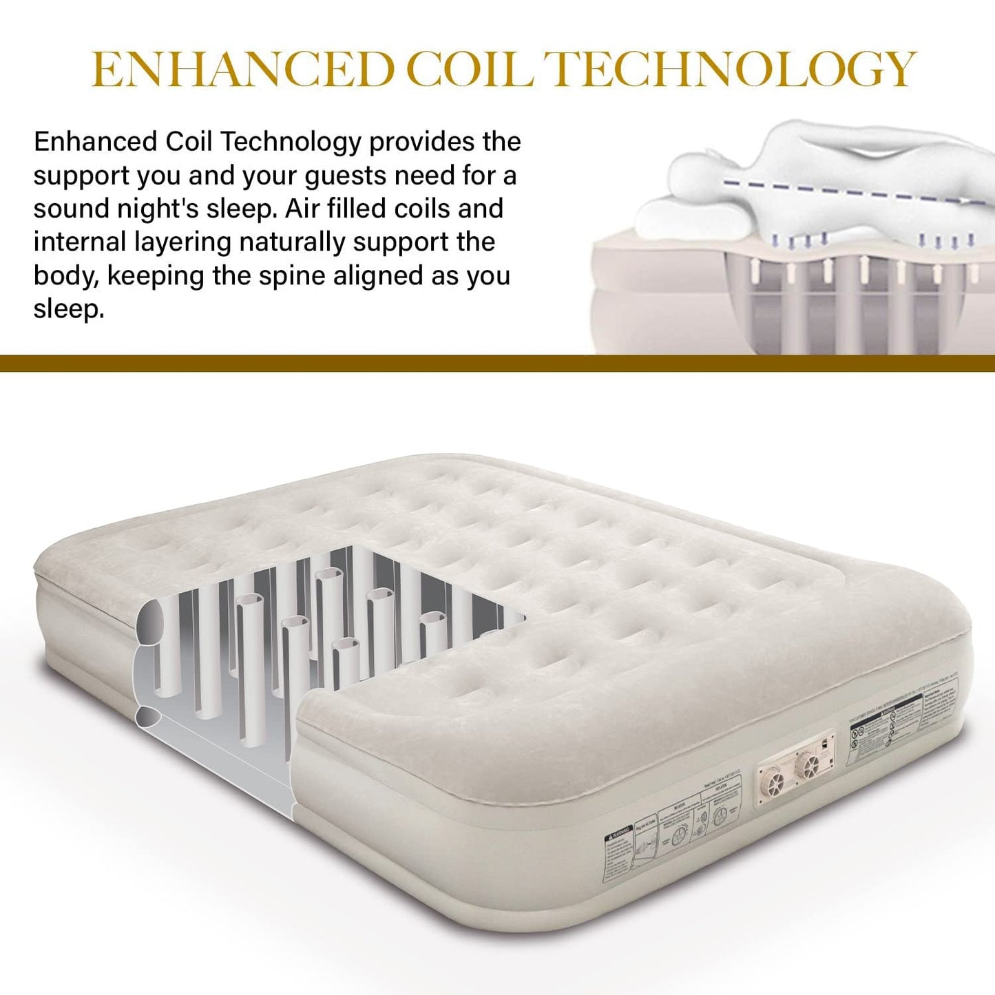 King Koil Air Mattress - Beige