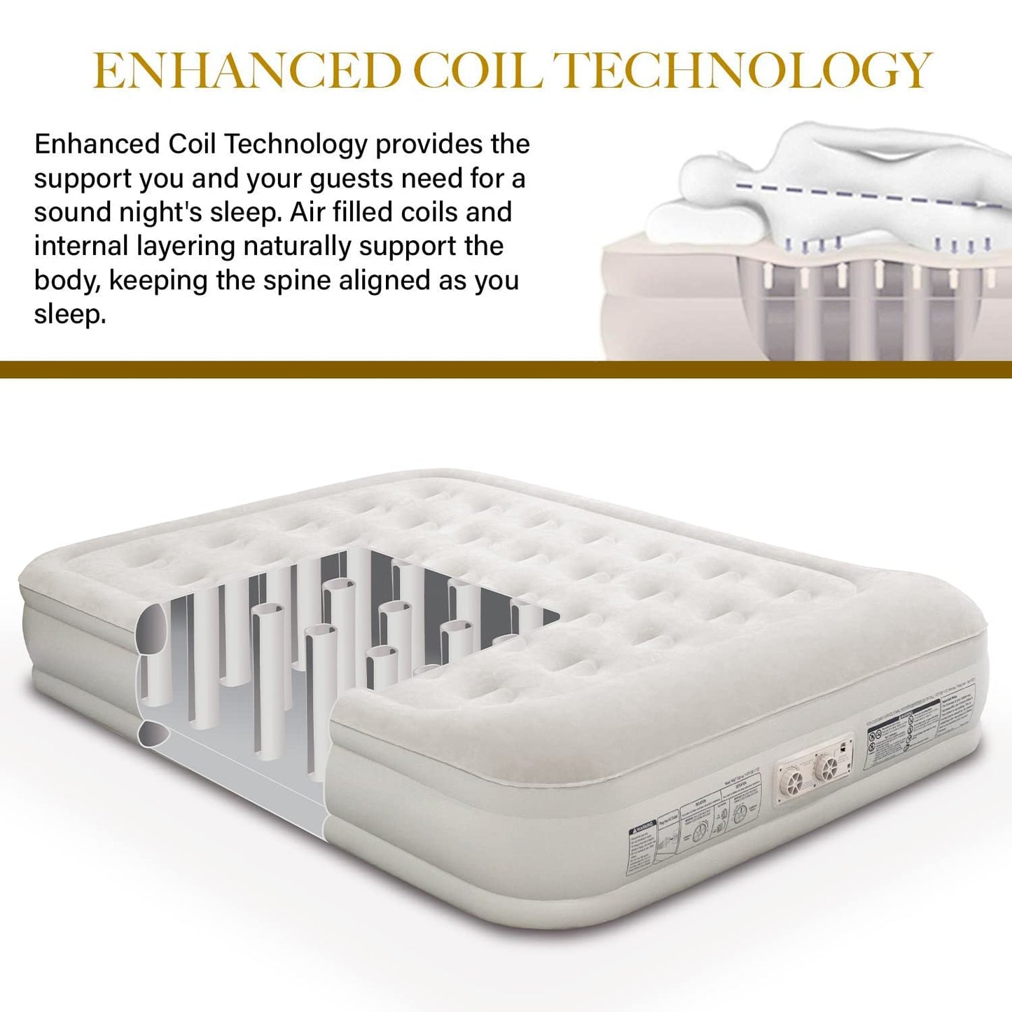 King Koil Air Mattress - Beige