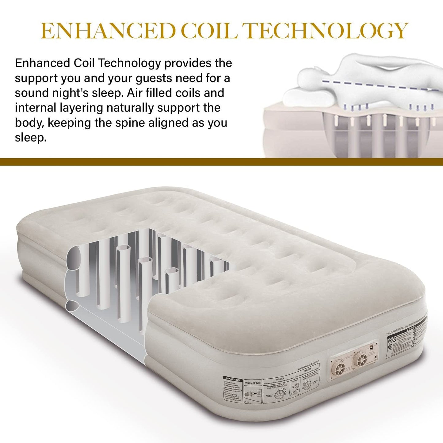 King Koil Air Mattress - Beige