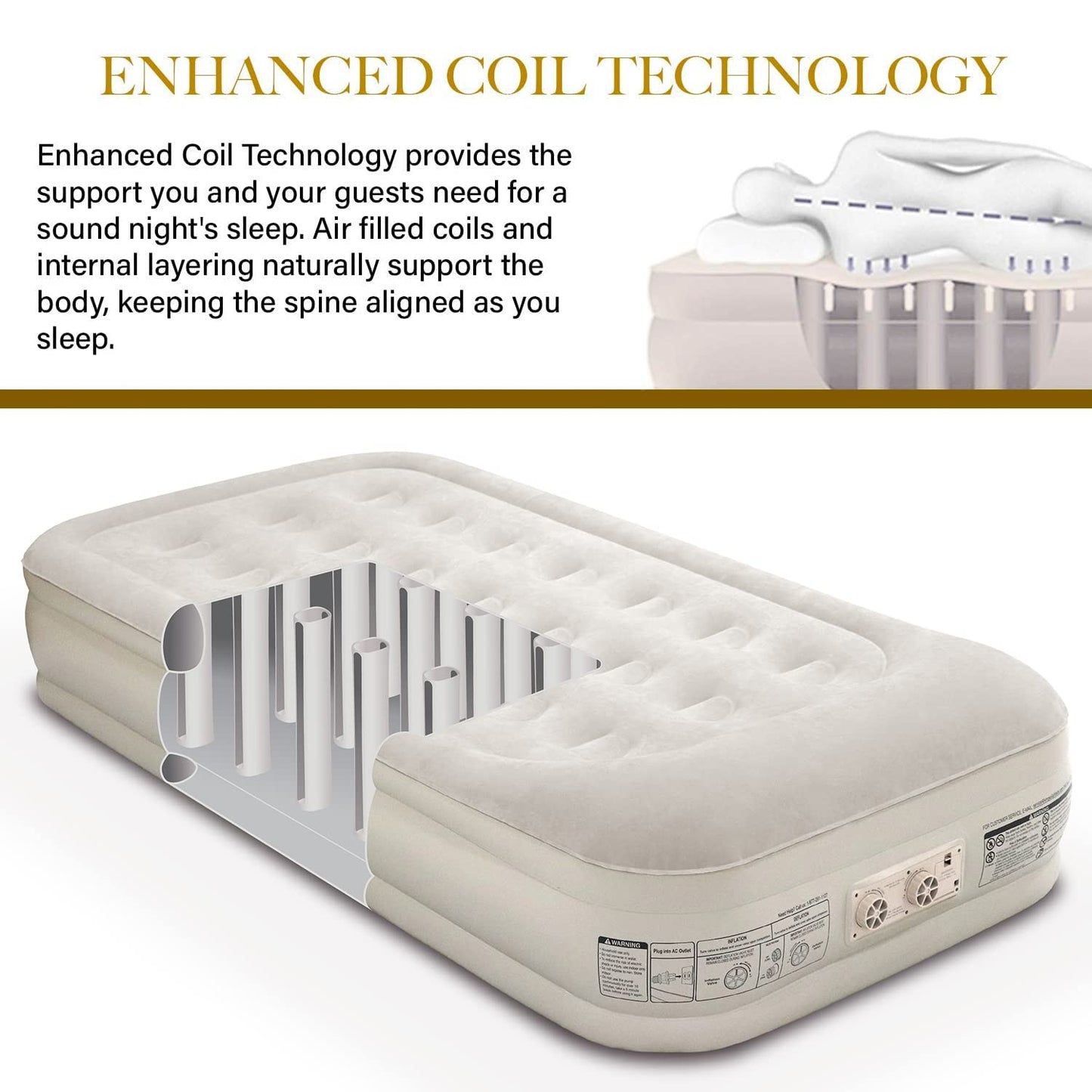 King Koil Air Mattress - Beige