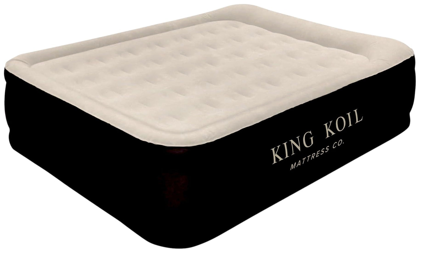 King Koil Luxury Air Mattress with High Speed Built-in Pump