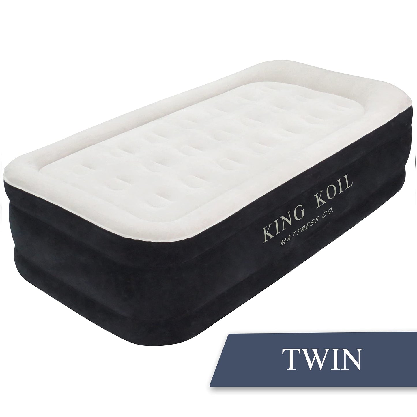 King Koil Luxury Air Mattress with High Speed Built-in Pump