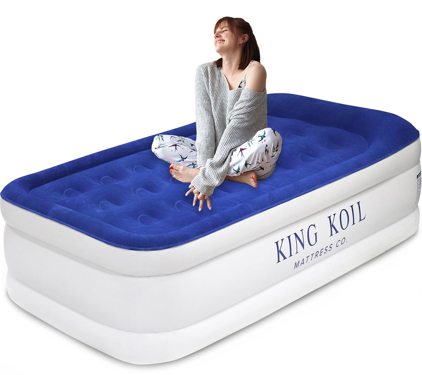King Koil Luxury Air Mattress - Blue
