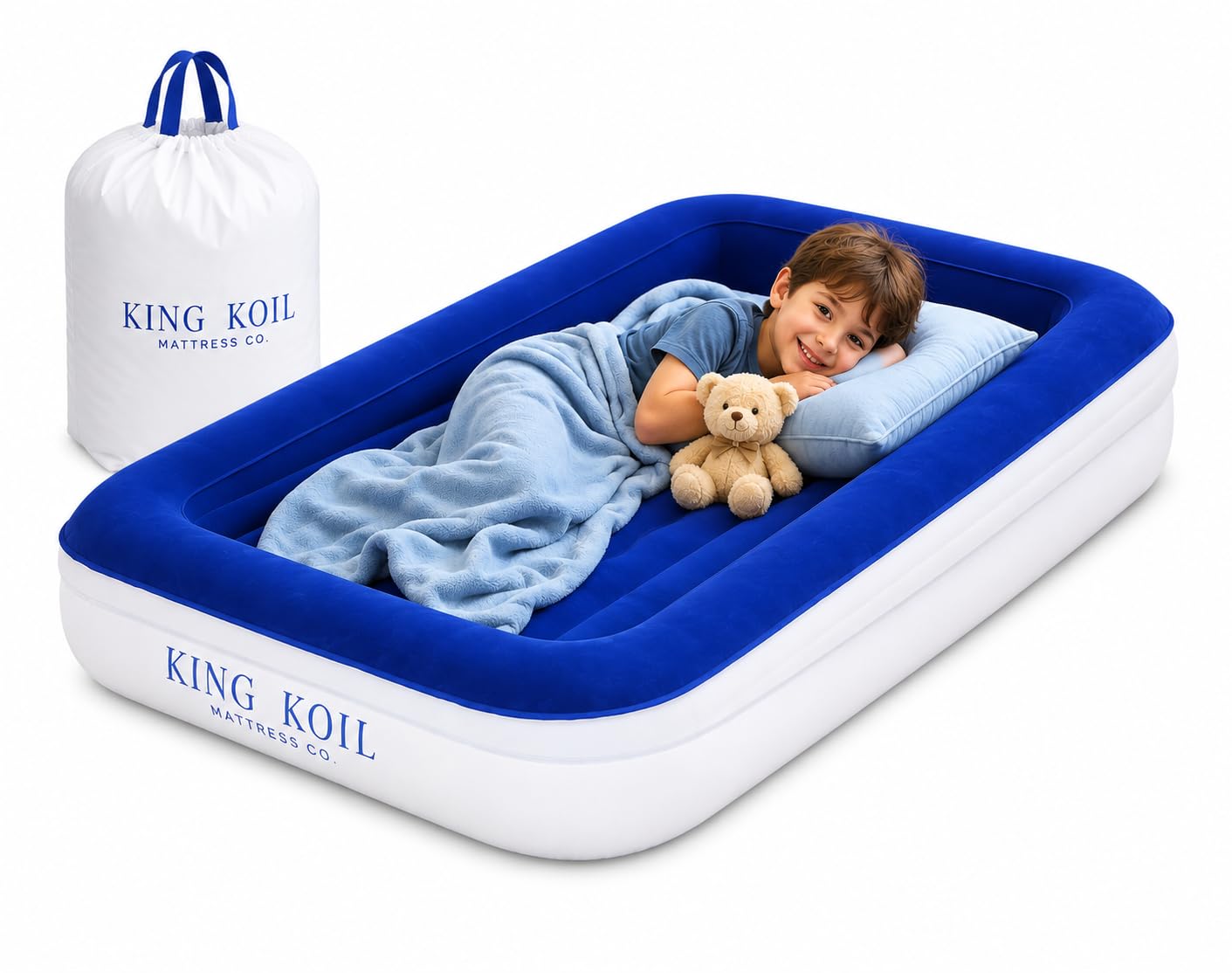 King Koil Luxury Air Mattress - Blue
