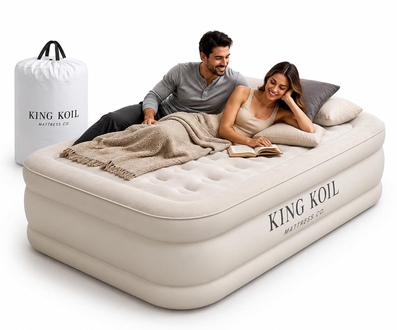 King Koil Air Mattress - Beige