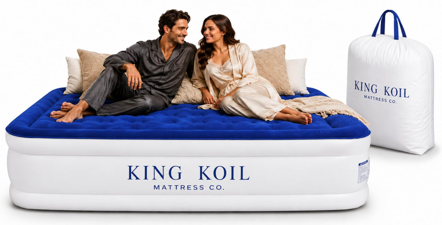 King Koil Luxury Air Mattress - Blue