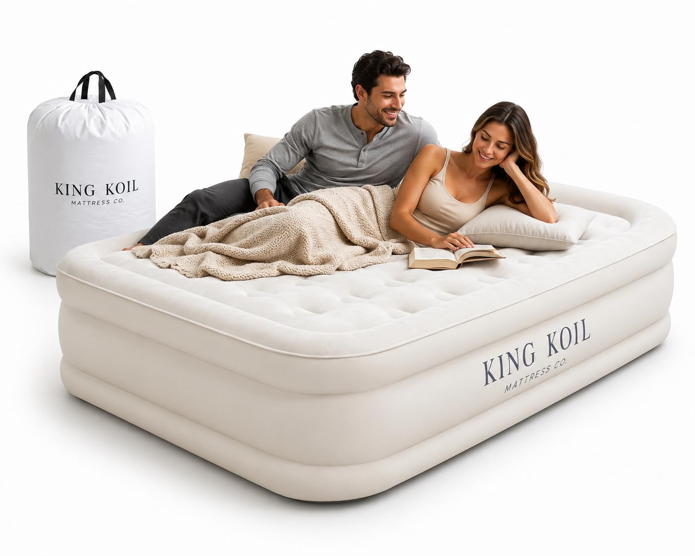 King Koil Air Mattress - Beige