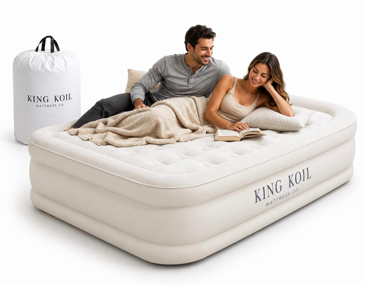 King Koil Air Mattress - Beige