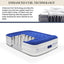 King Koil Luxury Air Mattress with Built-in Pillow Top & Integrated High-Speed Patented Pump - Blue