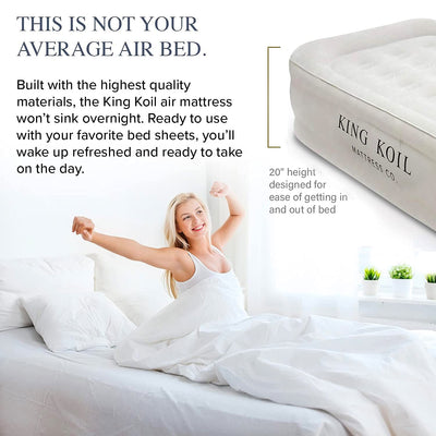 King Koil Air Mattress - Beige