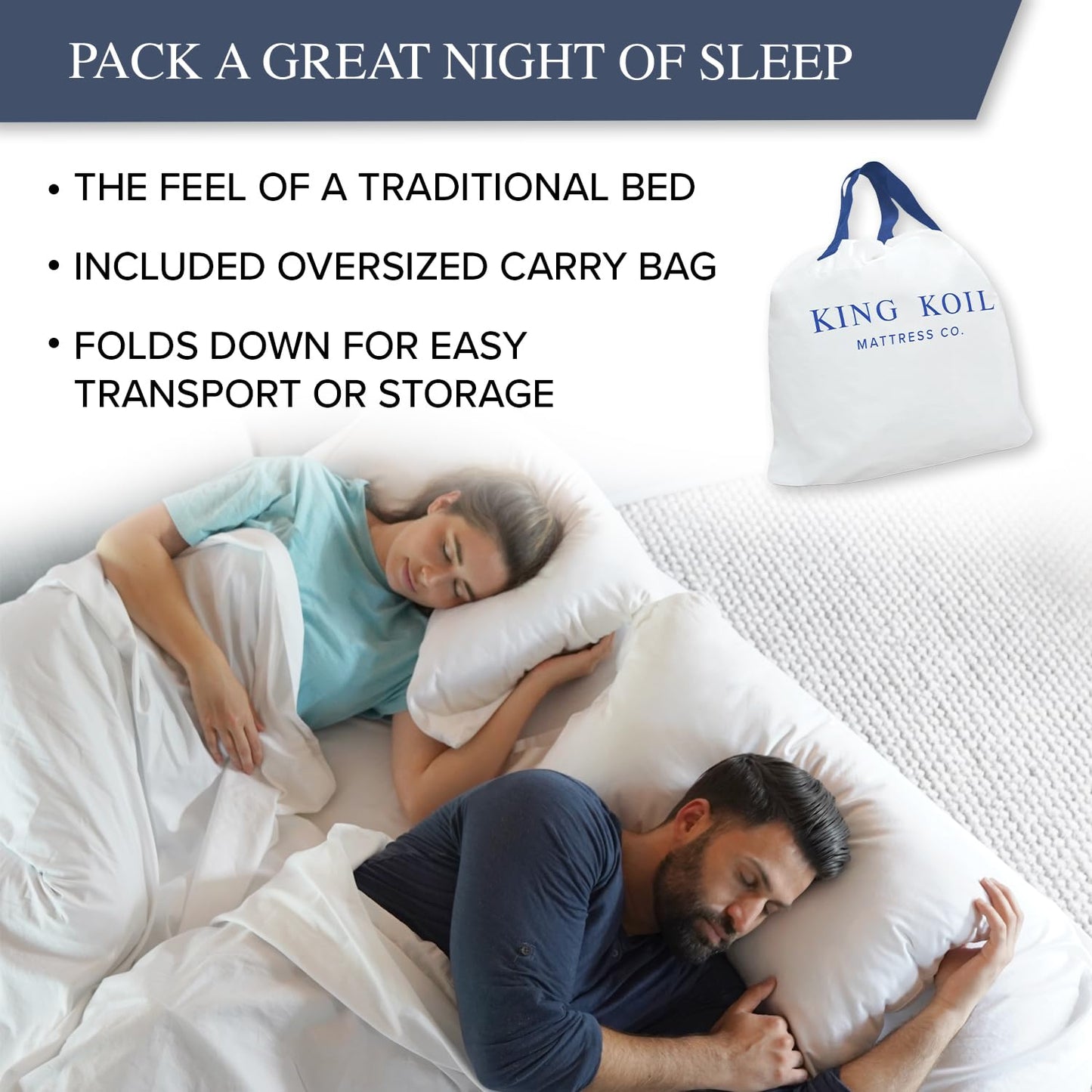 King Koil Luxury Air Mattress - Blue