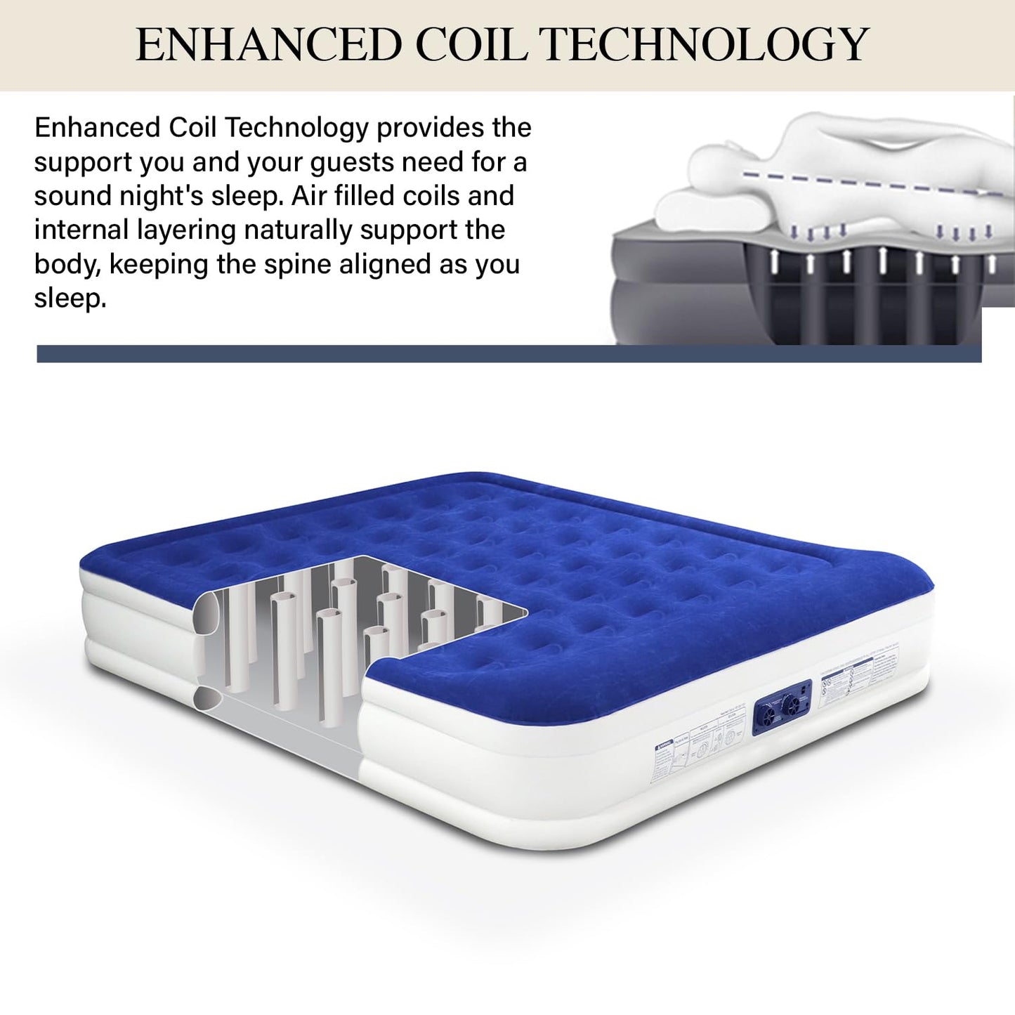 King Koil Luxury Air Mattress - Blue