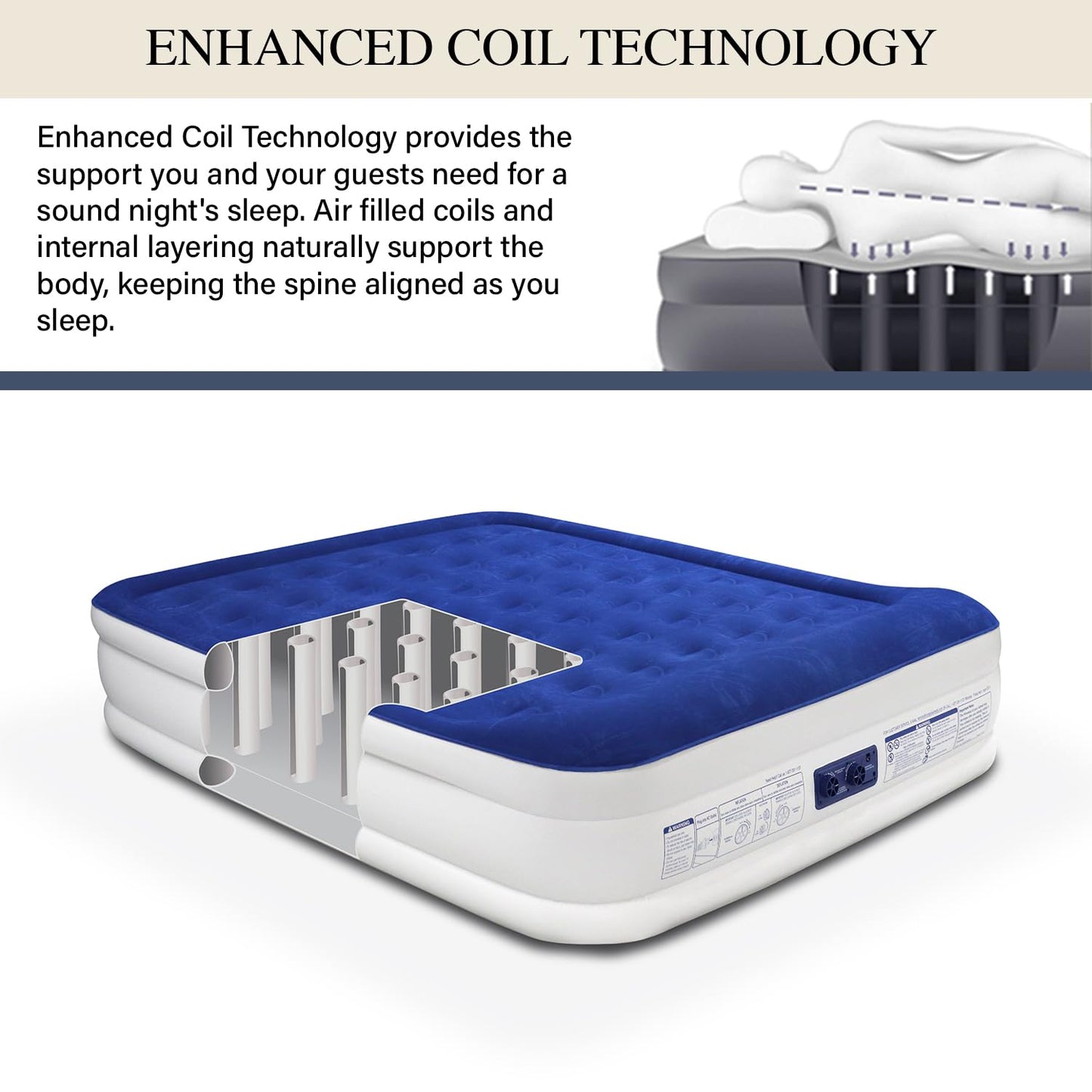 King Koil Luxury Air Mattress - Blue