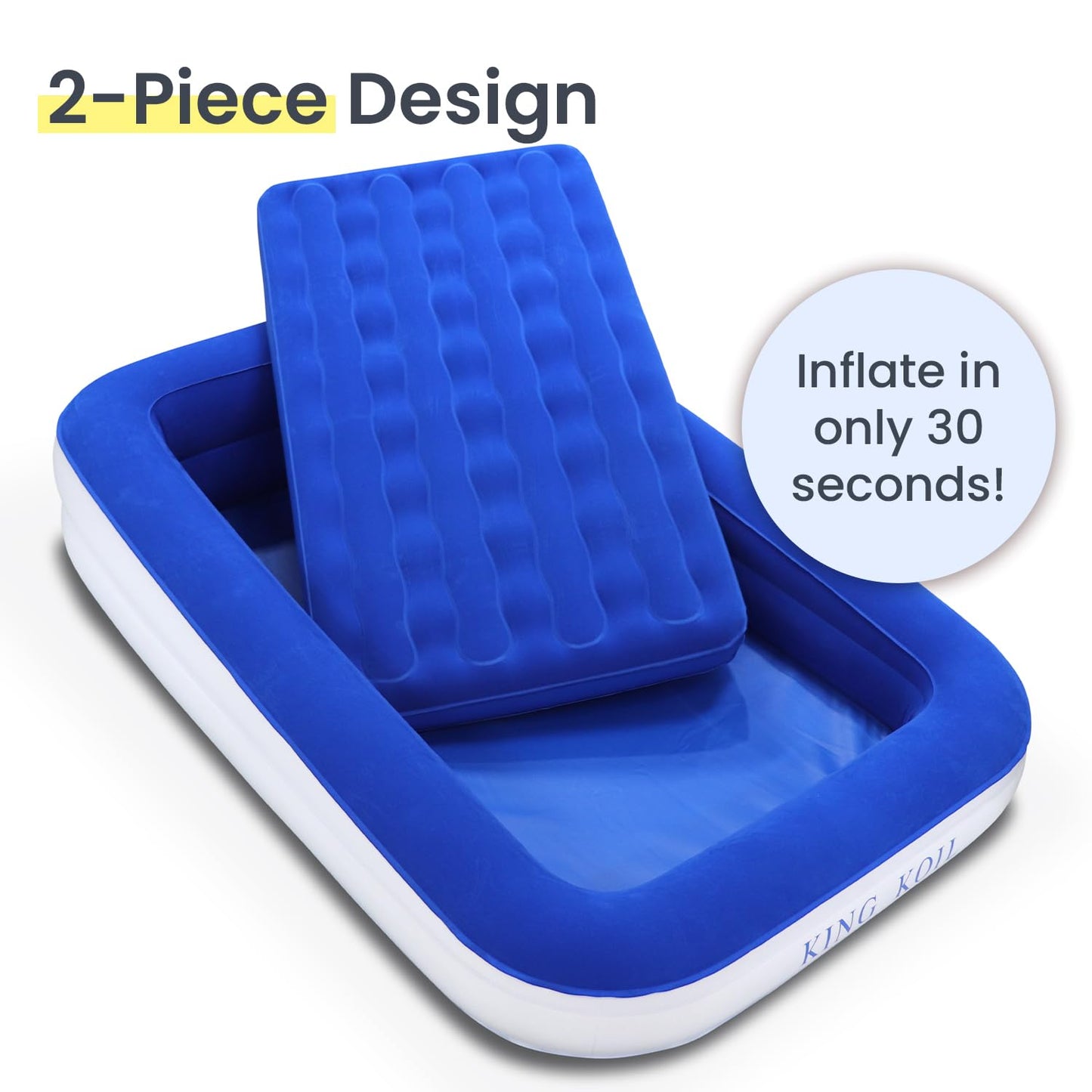 King Koil Luxury Air Mattress - Blue