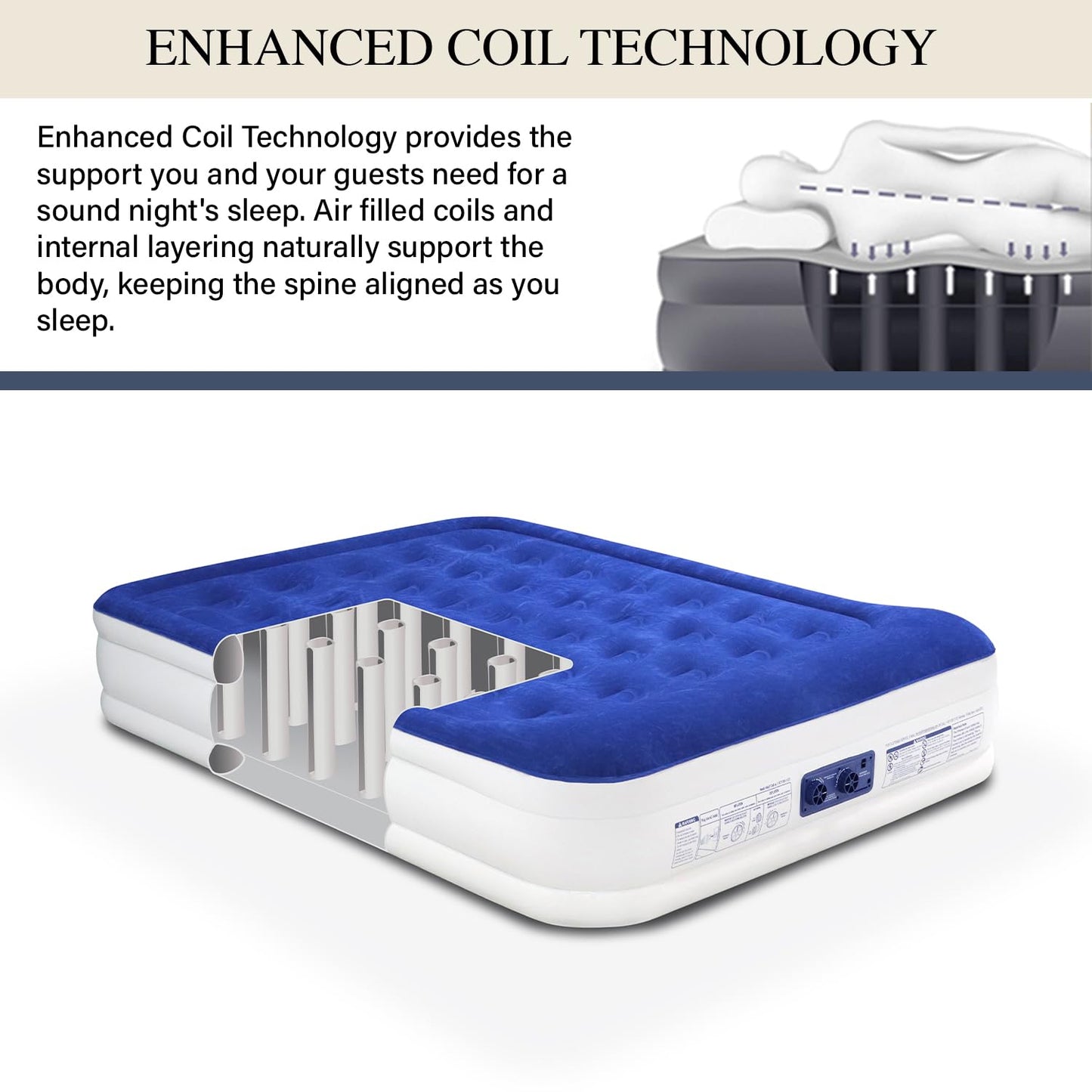 King Koil Luxury Air Mattress - Blue