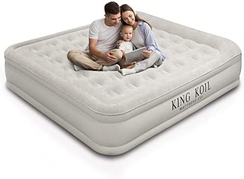 King Koil Luxury California King Air hotsell Mattress with Built-in Pump((140.00+VALUE))