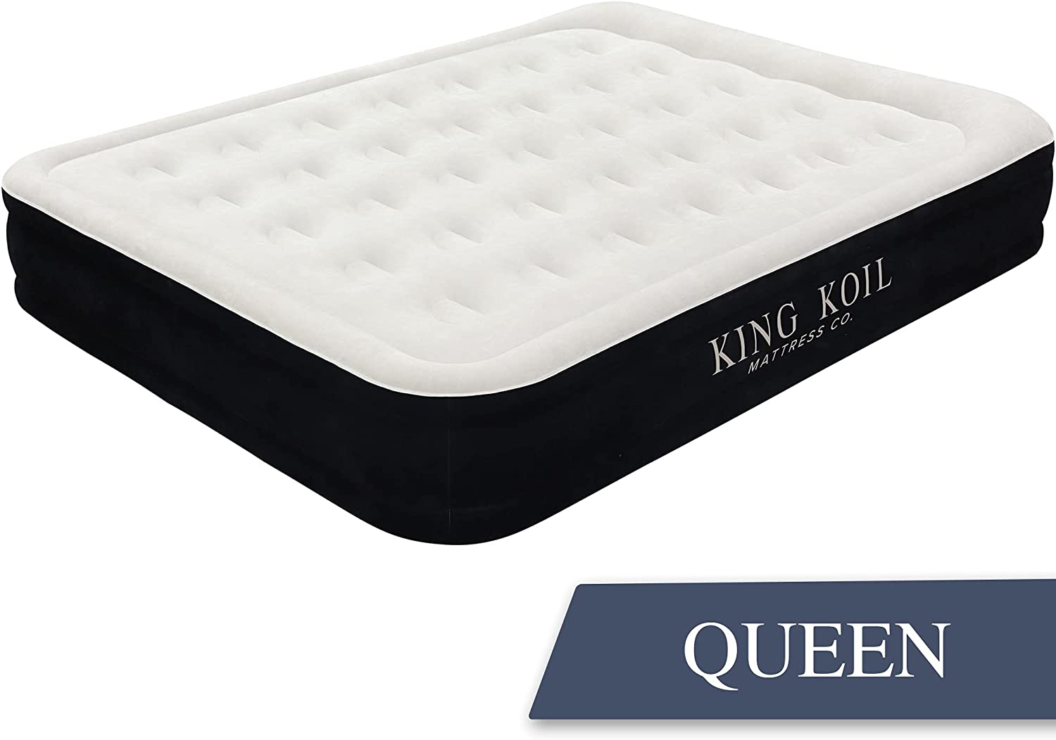 King sold Koil Luxury Queen Air Mattress with Built-in Pump